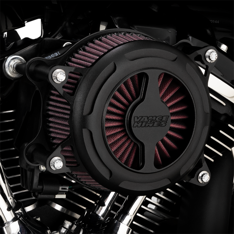 VANCE AND HINES BLACK V02 BLADE AIR FILTER KIT HARLEY DAVIDSON MODELS - The Speed Shop Canada