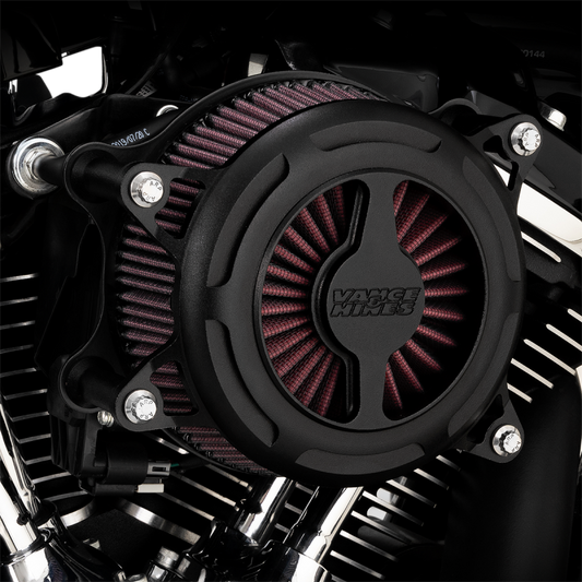 VANCE AND HINES BLACK V02 BLADE AIR FILTER KIT HARLEY DAVIDSON MODELS - The Speed Shop Canada