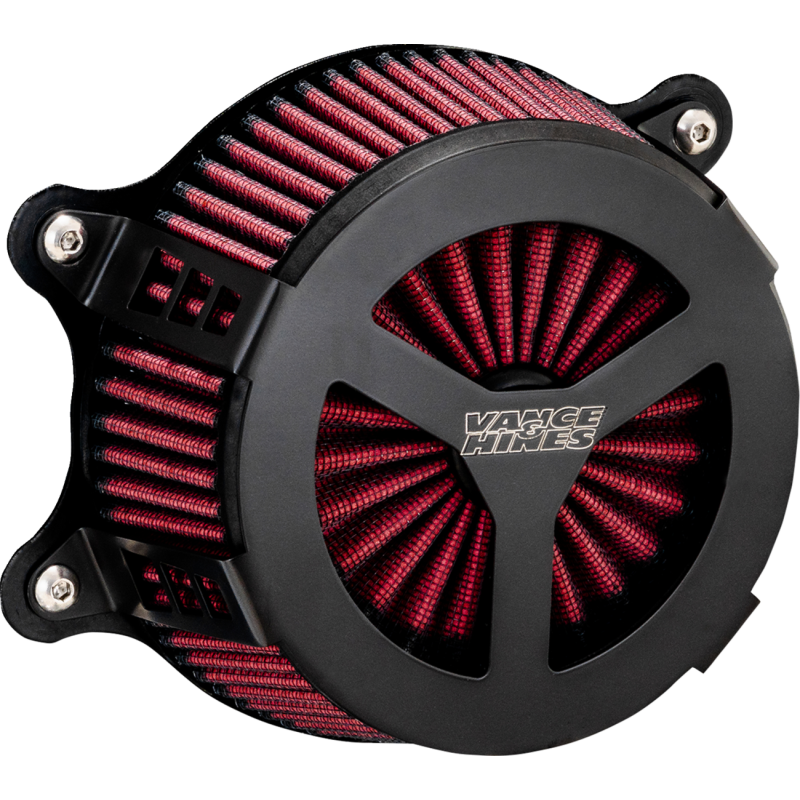 VANCE AND HINES BLACK V02 RADIANT 3 AIR FILTER KIT HARLEY DAVIDSON MODELS - The Speed Shop Canada