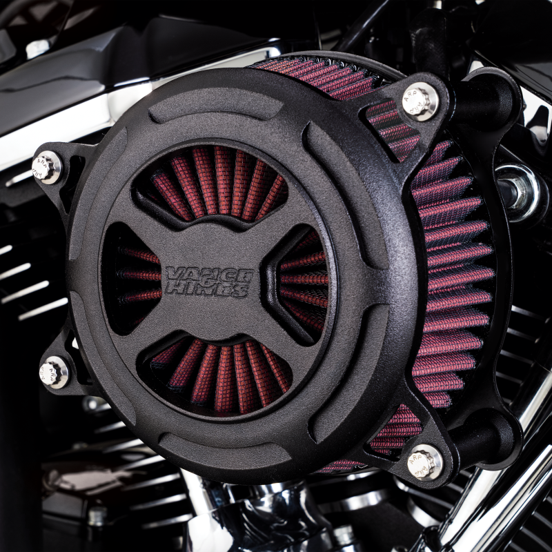 VANCE AND HINES BLACK V02 X AIR FILTER KIT HARLEY DAVIDSON MODELS - The Speed Shop Canada