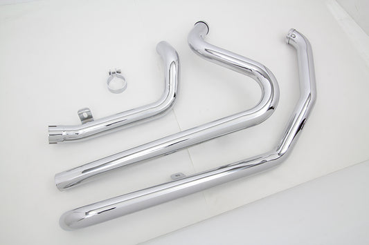 VTWIN TRUE DUAL CHROME CROSSOVER HEADERS HARLEY DAVIDSON BAGGERS 09-16 - The Speed Shop Canada