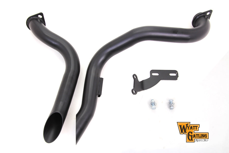 VTWIN SHORTY DRAG PIPES EXHAUST HARLEY DAVIDSON SHOVELHEAD MODELS - The Speed Shop Canada