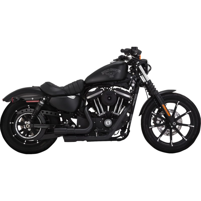 VANCE AND HINES 2:2 CHROME GRENADES PCX EXHAUST HARLEY SPORTSTER 04-24 - The Speed Shop Canada