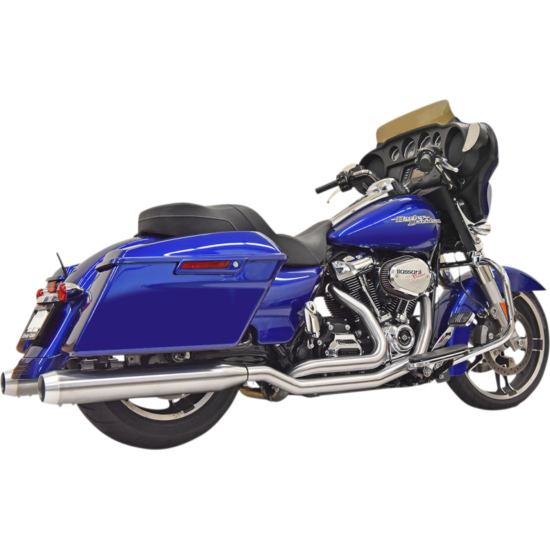 BASSANI TRUE DUAL STAINLESS EXHAUST SYSTEM HARLEY DAVIDSON BAGGERS 17-25 - The Speed Shop Canada