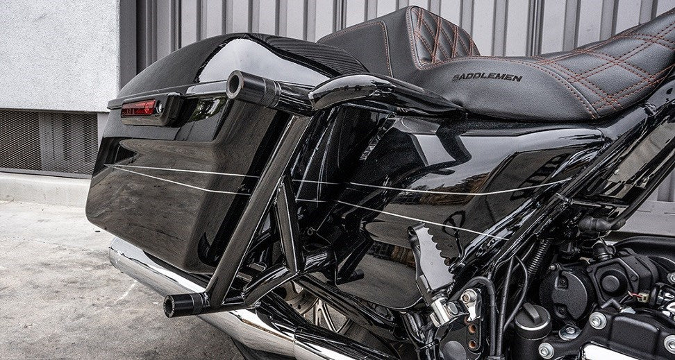 BURLY BRAND BRAWLER CRASHBAR KIT HARLEY DAVIDSON BAGGERS 09-23 - The Speed Shop Canada