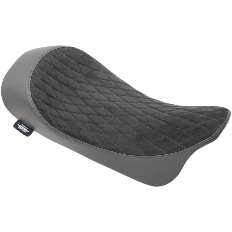 DRAG SOLO SEAT DIAMOND STITCH SUEDE HARLEY DAVIDSON BAGGERS 08-23 - The Speed Shop Canada