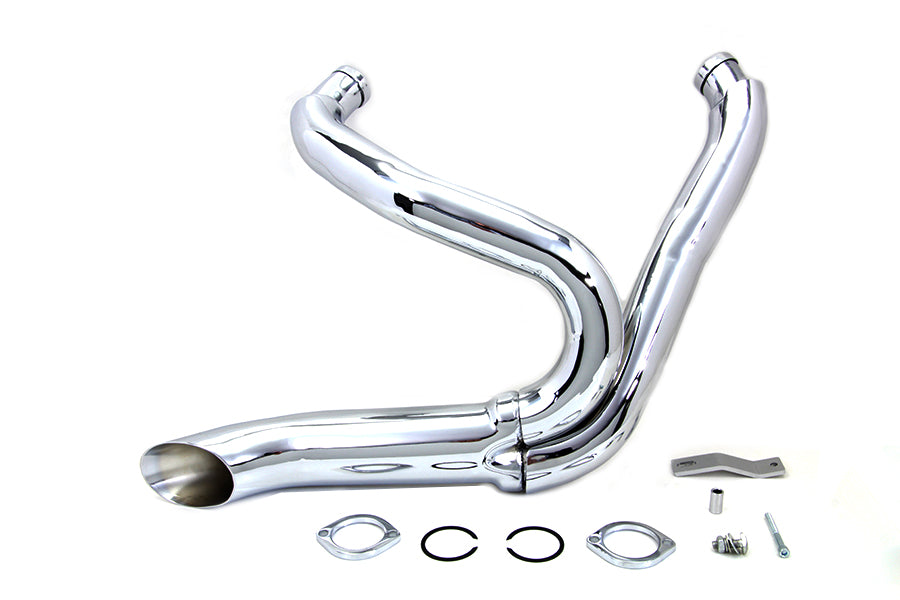 VTWIN HOT ROD 2:1 EXHAUST HARLEY MODELS 84-11 DYNA SOFTAIL - The Speed Shop Canada