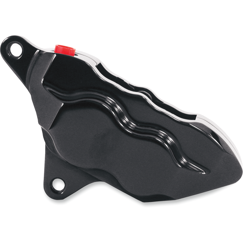 HHI BILLET FRONT BRAKE CALIPER BLACK HARLEY 84-99 (LEFT SIDE) - The Speed Shop Canada