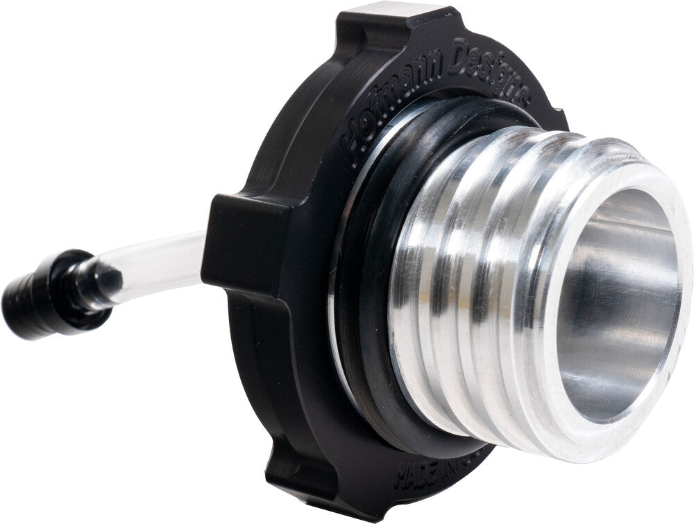 HOFMANN DESIGNS MOTO X GAS CAP BLACK HARLEY DAVIDSON MODELS - The Speed Shop Canada