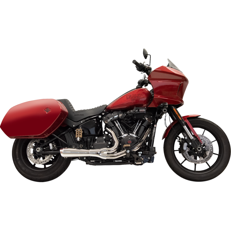 BASSANI RIPPER SHORTY 2:1 EXHAUST HARLEY SOFTAILS FXLRST/FLSB 18-25