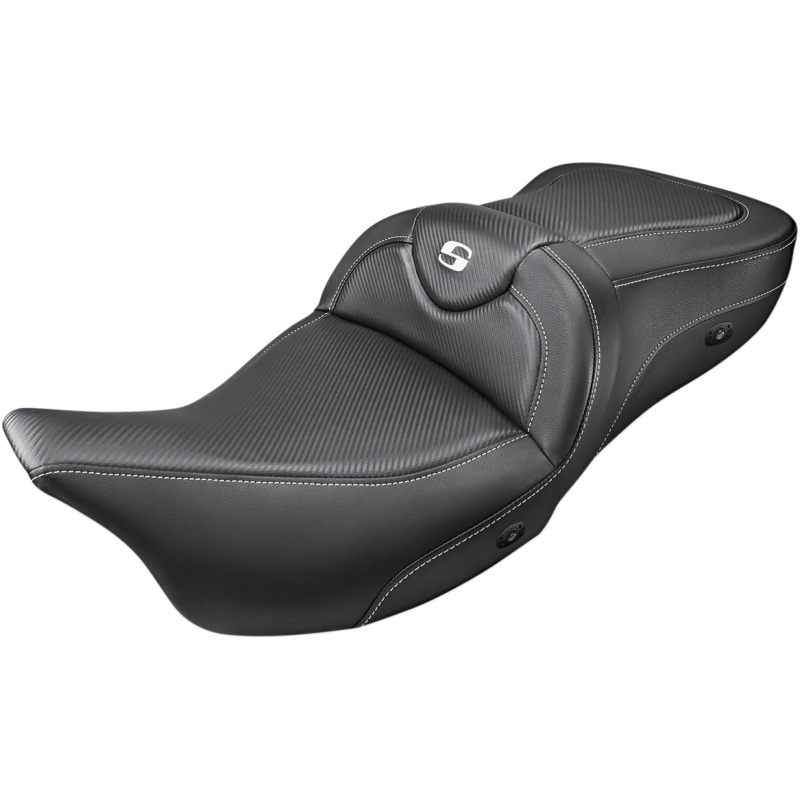 SADDLEMEN ROAD SOFA SEAT C/F HEATED HARLEY 08-24 BAGGERS - The Speed Shop Canada