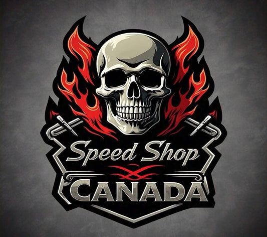 THE SPEED SHOP CANADA TEE SHIRTS SKULL / FLAMES - The Speed Shop Canada