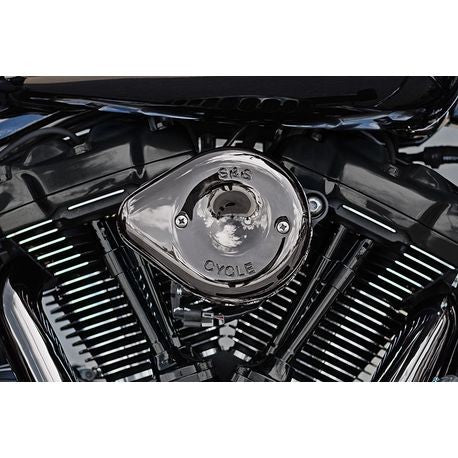 S&S CYCLE LAVA CHROME STEALTH TEARDROP COVER HARLEY DAVIDSON M8 - The Speed Shop Canada
