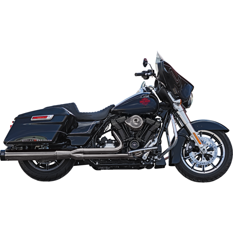S&S CYCLE SIDEWINDER RACE ONLY LAVA CHROME 2:1 EXHAUST SYSTEM M8 HARLEY BAGGERS - The Speed Shop Canada