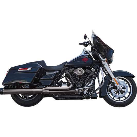 S&S CYCLE SIDEWINDER RACE ONLY LAVA CHROME 2:1 EXHAUST SYSTEM M8 HARLEY BAGGERS - The Speed Shop Canada