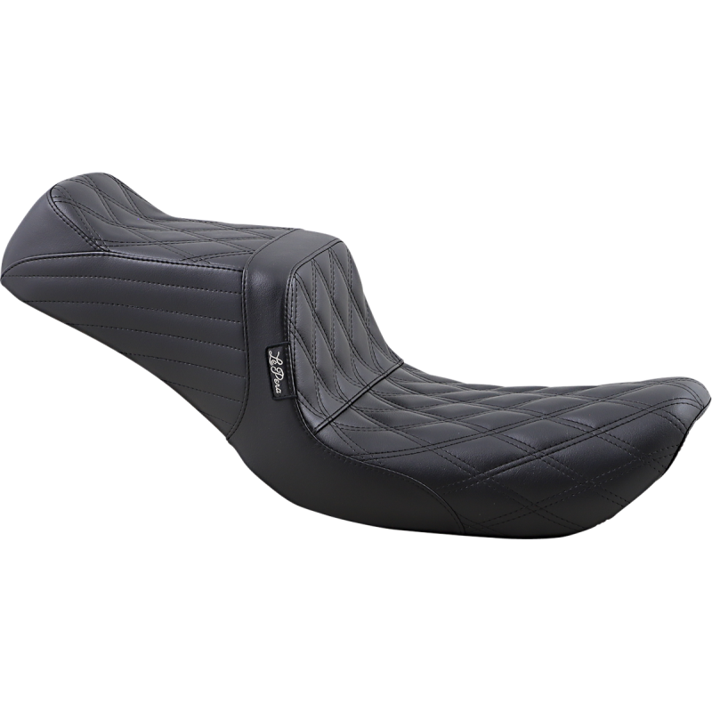 LEPARA TAILWHIP DIAMOND STITCH BLACK SEAT HARLEY DYNA 1996-2003 - The Speed Shop Canada