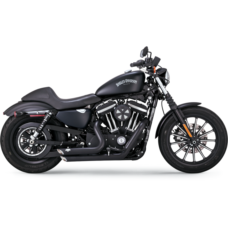 VANCE AND HINES STAGGERED SHORT SHOTS 2:2 EXHAUST 04-13 HARLEY SPORTSTER - The Speed Shop Canada