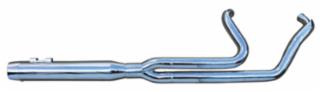 VTWIN 2:1 LONG EXHAUST CHROME HARLEY DAVIDSON BAGGERS 2017-2024 - The Speed Shop Canada