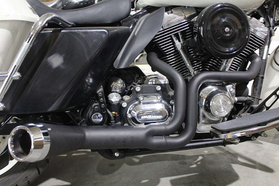 VTWIN OFFSET MEGA 2:1 EXHAUST SYSTEMS HARLEY BAGGERS 85-16 - The Speed Shop Canada