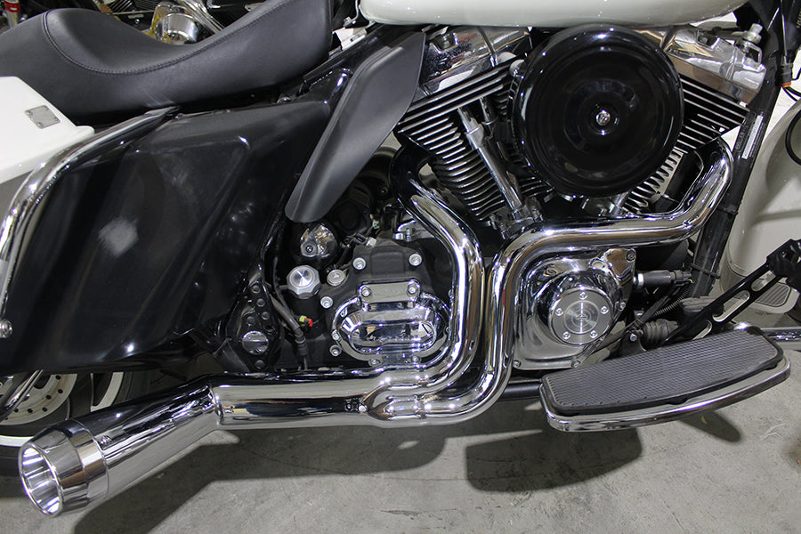 VTWIN OFFSET MEGA 2:1 EXHAUST SYSTEMS HARLEY BAGGERS 85-16 - The Speed Shop Canada