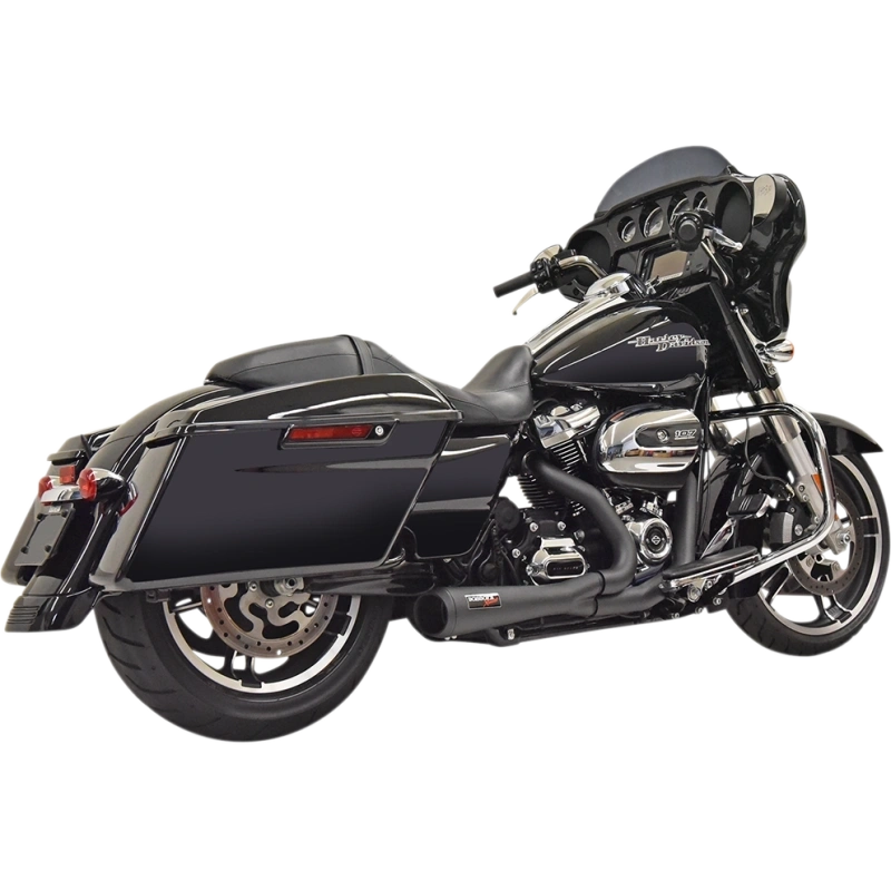 BASSANI 2:1 SHORTY ROAD RAGE EXHAUST HARLEY DAVIDSON BAGGERS 97-08 - The Speed Shop Canada