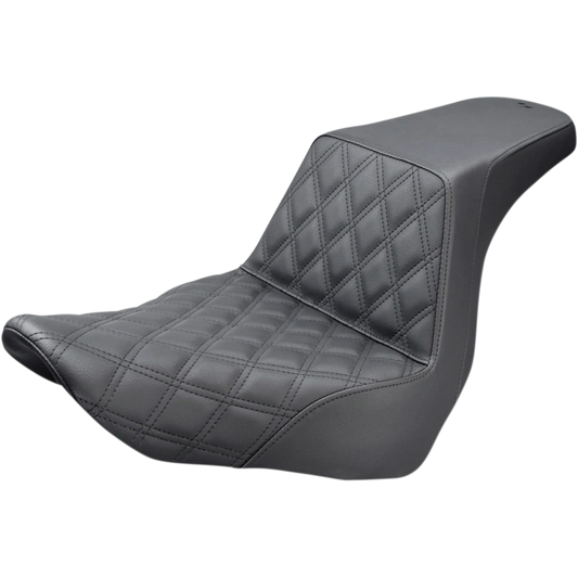 SADDLEMEN STEP UP FRONT L/S SEAT BLACK HARLEY SOFTAIL M8 FXLRS/FLSB 18-25 - The Speed Shop Canada