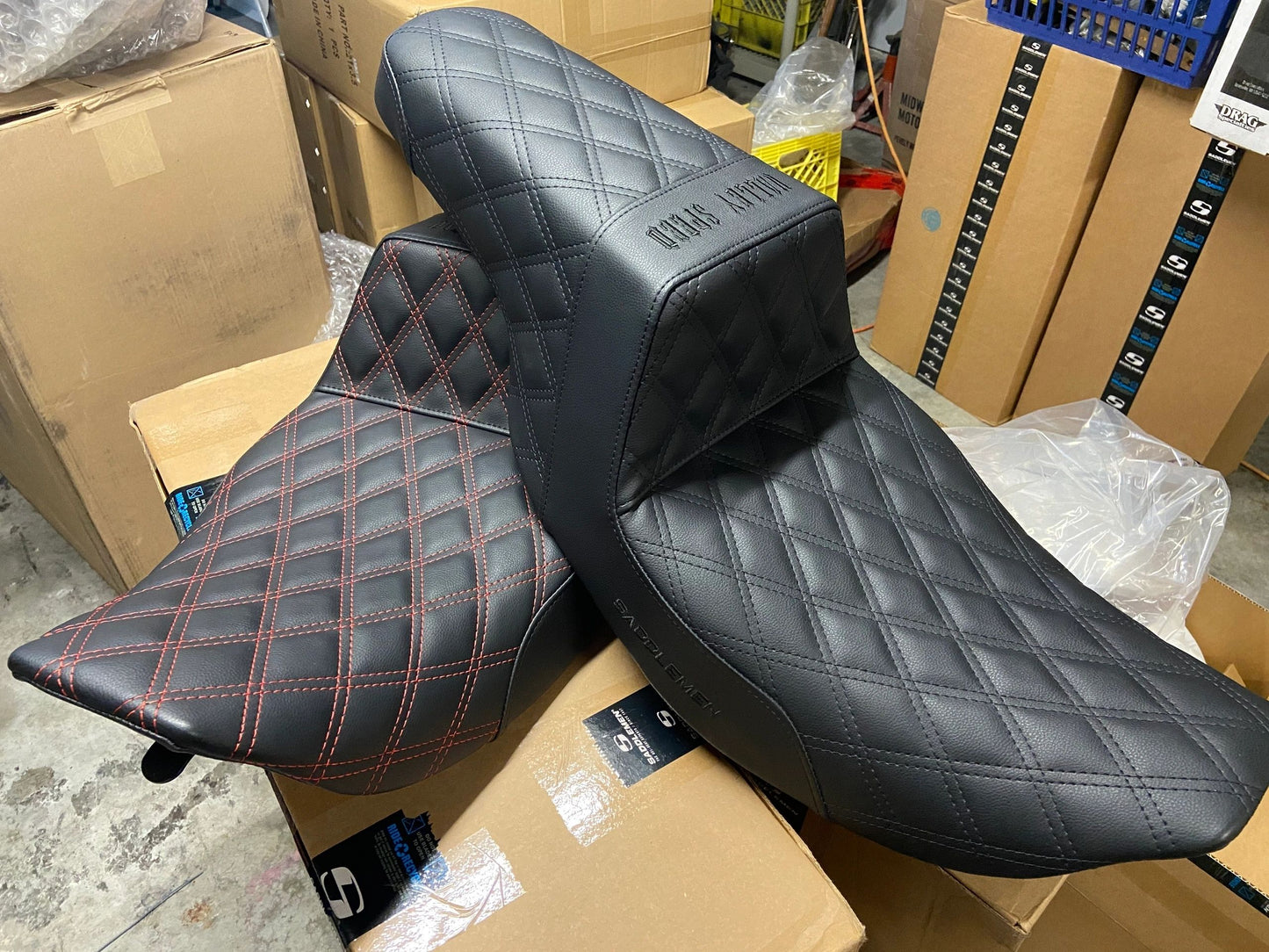 SADDLEMEN SIGNATURE STEP UP SEATS 08-23 HARLEY BAGGERS - The Speed Shop Canada