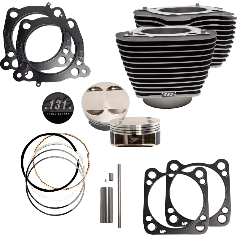 S&S CYCLE 131" STROKER BIG BORE KIT HARLEY DAVIDSON M8 MODELS 17-25 - The Speed Shop Canada