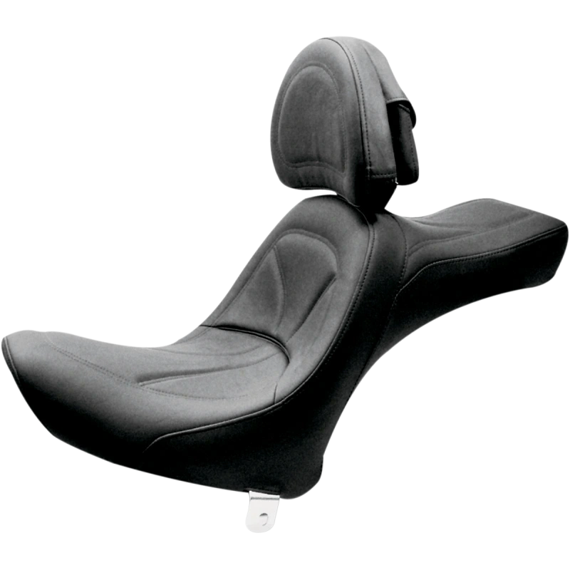 SADDLEMEN KING SEAT WITH BACKREST (GEL) 84-99 HARLEY SOFTAILS - The Speed Shop Canada
