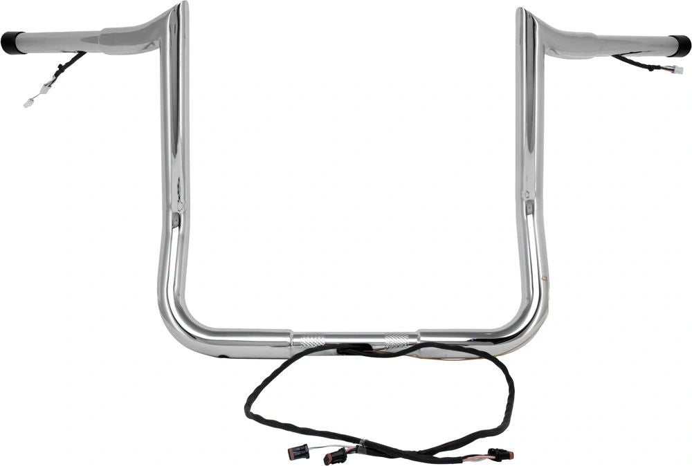 YAFFE PRE WIRED MONKEY BARS 1.25" HARLEY DAVIDSON FLH BAGGERS 14+ - The Speed Shop Canada