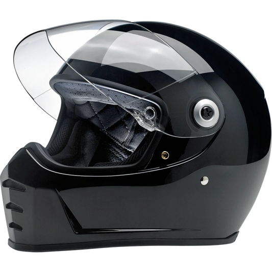LANE SPLITTER HELMET - GLOSS BLACK - The Speed Shop Canada