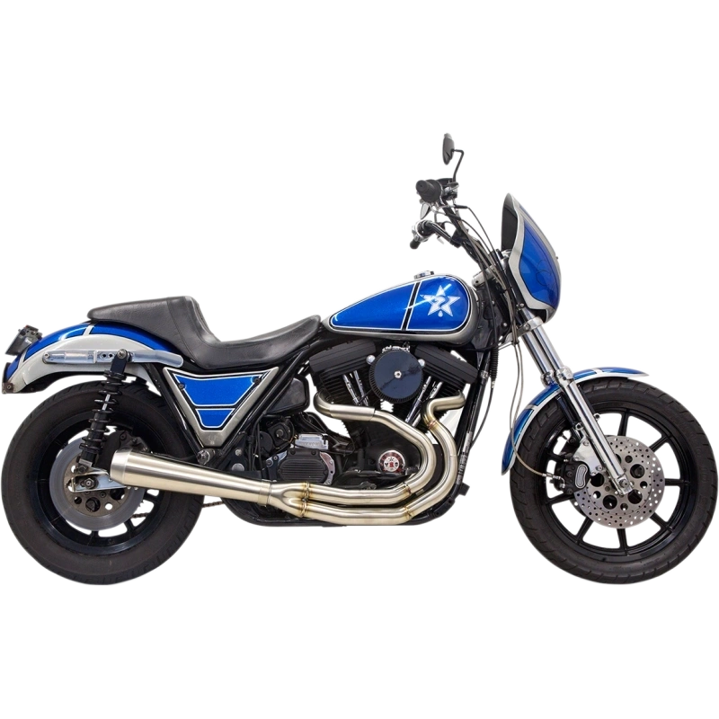 BASSANI RR3 2:1 STAINLESS UPSWEEP EXHAUST HARLEY DAVIDSON FXR - The Speed Shop Canada