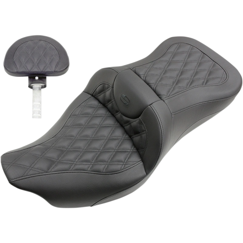 SADDLEMEN ROAD SOFA L/S WITH BACKREST 08-23 HARLEY DAVIDSON BAGGERS - The Speed Shop Canada
