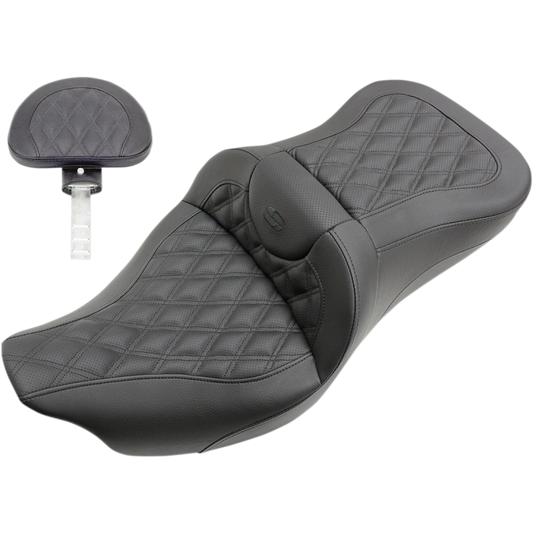 SADDLEMEN ROAD SOFA L/S WITH BACKREST 08-23 HARLEY DAVIDSON BAGGERS - The Speed Shop Canada
