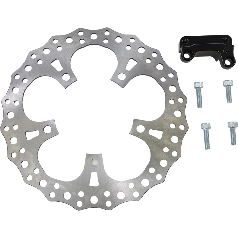 ARLEN NESS JAGGED 13"ROTOR BIG BRAKE KIT 2014-2024 HARLEY BAGGERS - The Speed Shop Canada