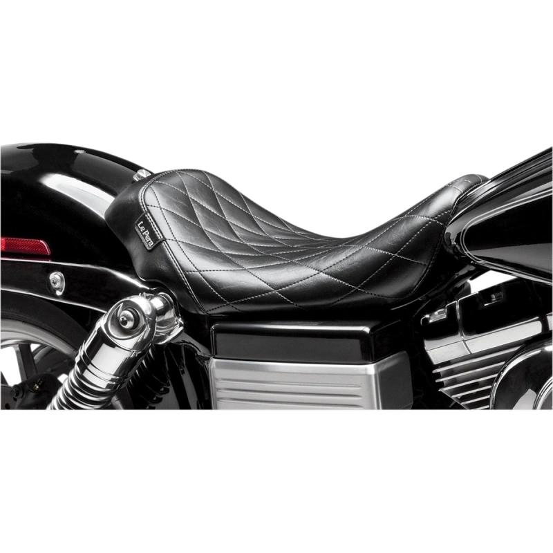 LEPARA BARE BONES DIAMOND STITCH BLACK 06-17 HARLEY DAVIDSON DYNA - The Speed Shop Canada