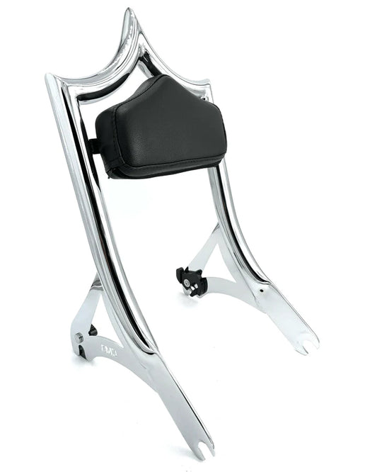 CMC EL RAY BACKREST GLOSS BLACK HARLEY DAVIDSON SOFTAIL 00-17 - The Speed Shop Canada