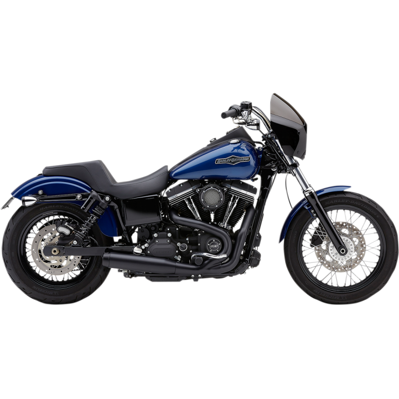 COBRA EL DIABLO 2:1 EXHAUST BLACK HARLEY DAVIDSON SOFTAIL 18-25 FXFB - The Speed Shop Canada
