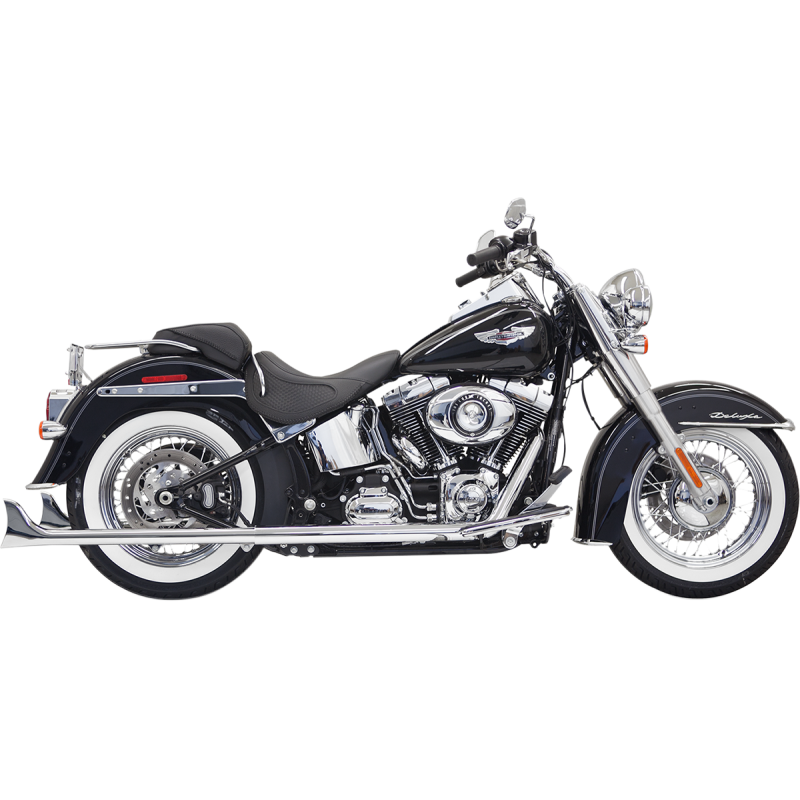 BASSANI TRUE DUAL FISHTAIL EXHAUST HARLEY DAVIDSON SOFTAILS 84-99 - The Speed Shop Canada