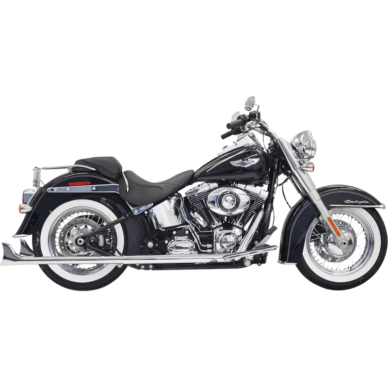 BASSANI TRUE DUAL FISHTAIL EXHAUST HARLEY DAVIDSON 18-23 SOFTAIL M8 - The Speed Shop Canada