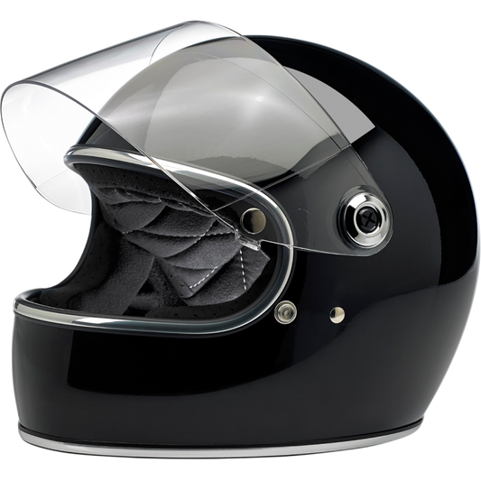BILTWELL GINGO S HELMET GLOSS BLACK - The Speed Shop Canada