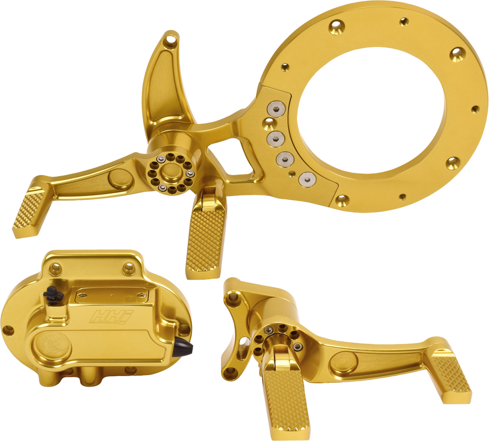 HHI DOMINATOR GOLD MID CONTROLS HARLEY DAVIDSON BAGGERS 21-24 - The Speed Shop Canada