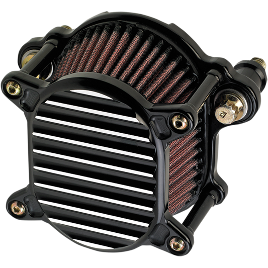 JOKER MACHINE OMEGA BLACK/MACHINED AIR FILTER KIT 99-17 BIG TWINS - The Speed Shop Canada