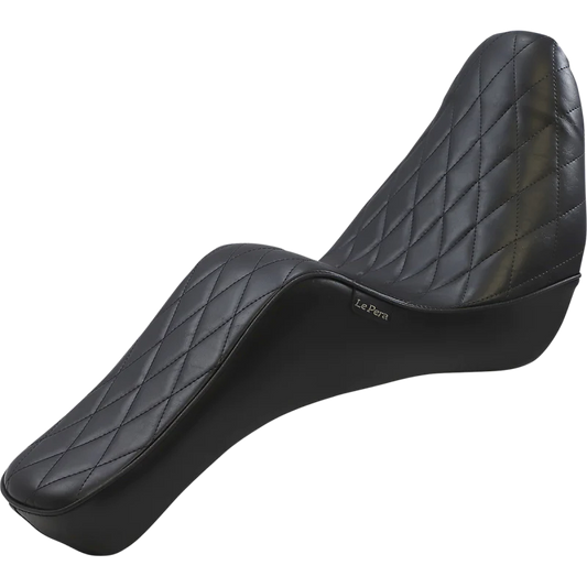LEPARA CHEROKEE SEAT BLACK DIAMOND STITCH HARLEY SOFTAILS M8 FXBR FLFB 18+ - The Speed Shop Canada