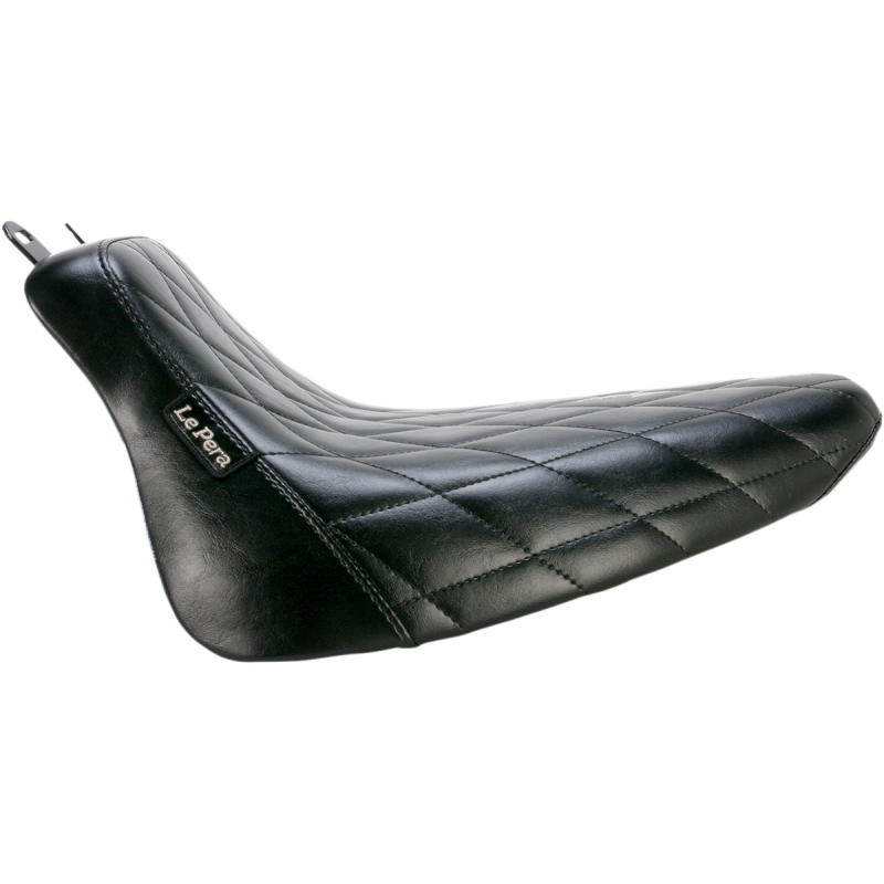 LEPARA BARE BONES DIAMOND STITCH SOLO SEAT 08-17 HARLEY DAVIDSON HERITAGE - The Speed Shop Canada