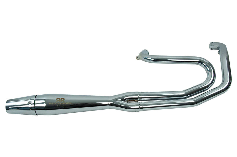 RED THUNDER 2:1 EXHAUST CLASSIC HARLEY DAVIDSON SOFTAILS 84-17 - The Speed Shop Canada