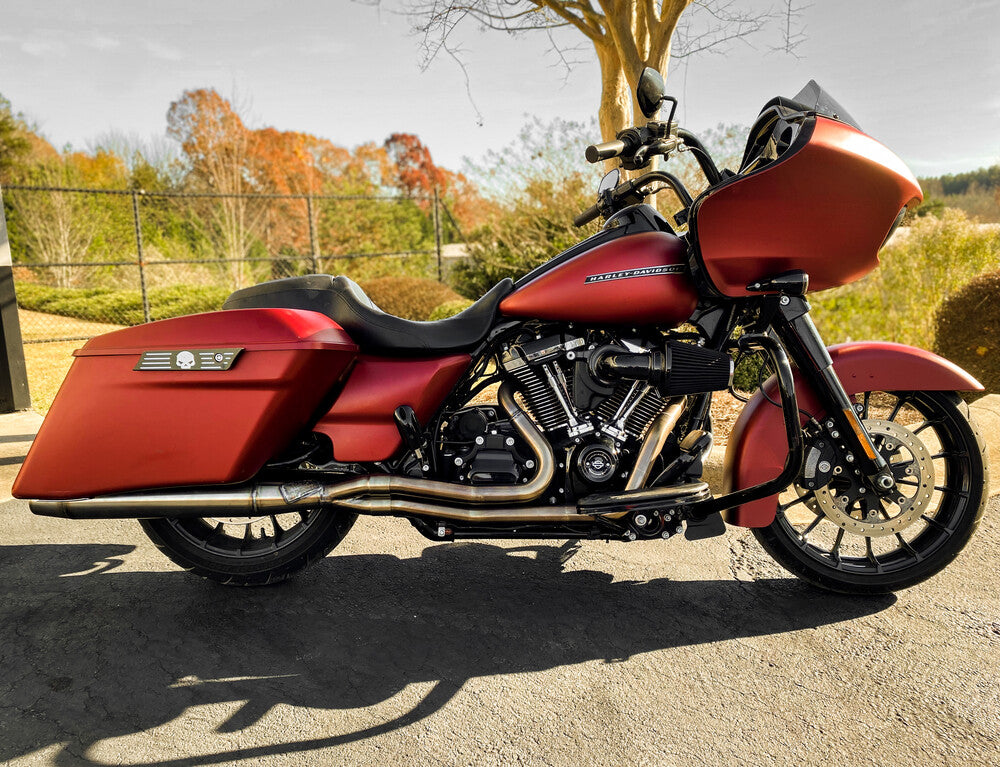 SAWICKI SPEED 2:1 CANON FULL LENGTH HARLEY BAGGER EXHAUST 95-24 - The Speed Shop Canada