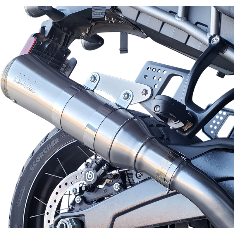 SUPERTRAPP V-5 SLIP ON STAINLESS MUFFLER 21-23 HARLEY PAN AMERICA - The Speed Shop Canada