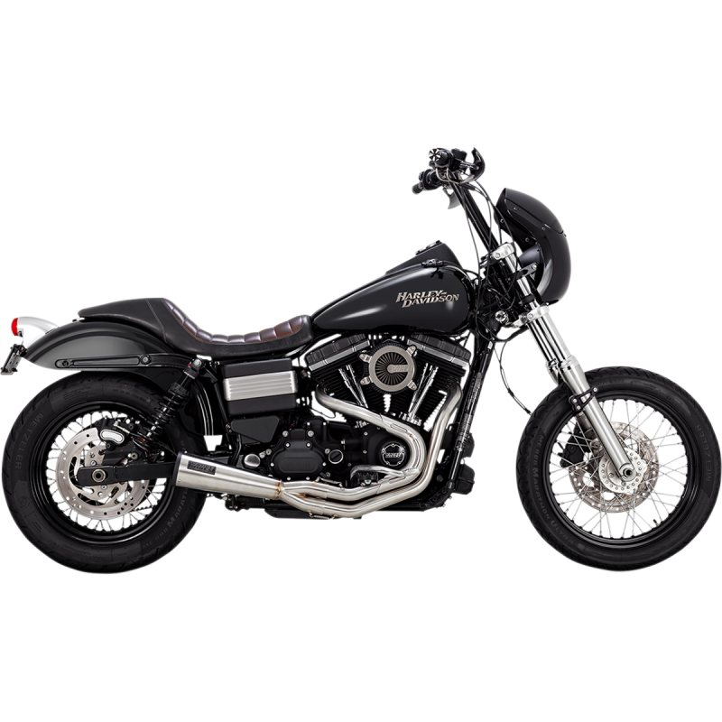 VANCE AND HINES UPSWEEP STAINLESS 2:1 EXHAUST HARLEY DYNA 99-09 - The Speed Shop Canada