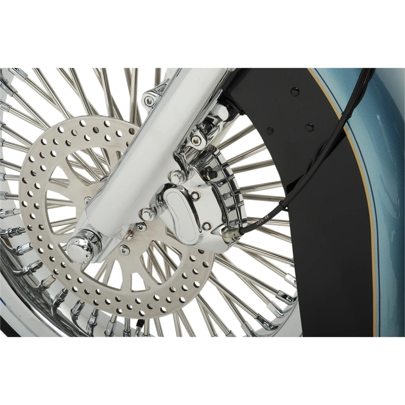 CHROME FRONT BRAKE CALIPER 00-07 LEFT SIDE HARLEY DAVIDSON MODELS - The Speed Shop Canada